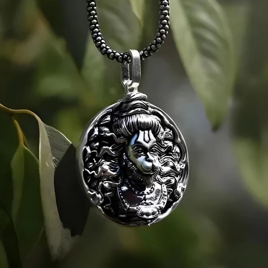 Divine Hanuman Ji Pendant Chain – Strength & Devotion in Every Step