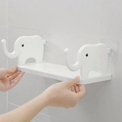 Multipurpose Creative Elephant Wall Shelf Organizer