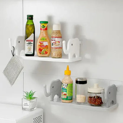 Multipurpose Creative Elephant Wall Shelf Organizer